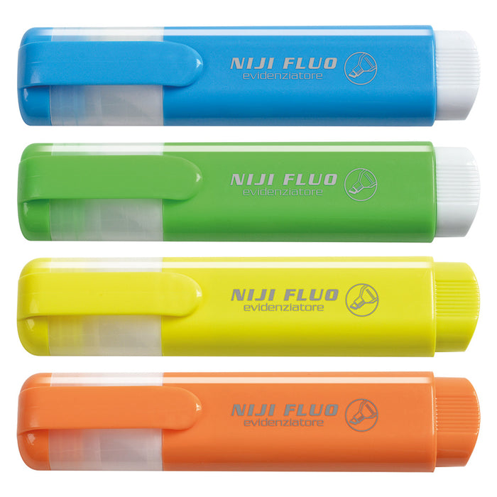 EVIDENZIATORE 'NIJI FLUO' giallo LEBEZ 10 PZ