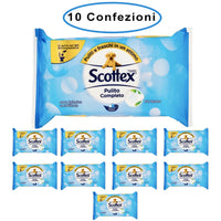 Scottex carta igienica umidificata ph neutro 10 confezioni da 42 salviette