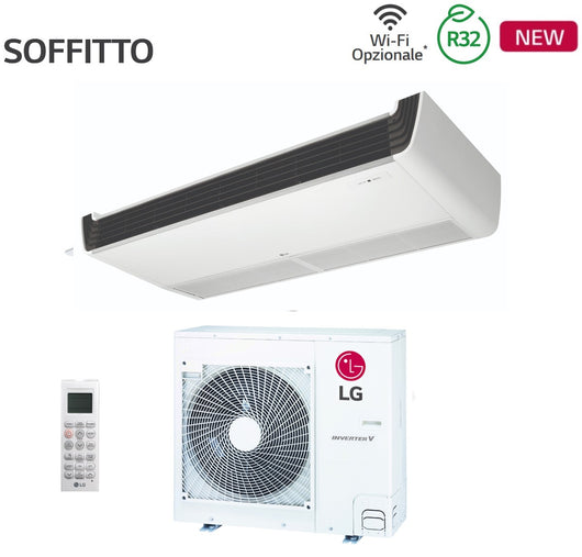 Climatizzatore Condizionatore LG Soffitto Inverter 30000 Btu UV30F Monofase R-32 Wi-Fi Optional Telecomando di Serie Incluso - Novità