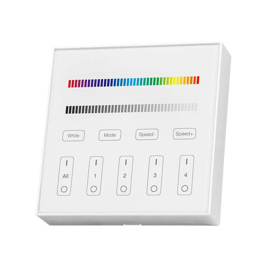 V-TAC Centralina Comando Controller da Muro Wifi per Strip LED RGB+W 4 Zone SKU 2917