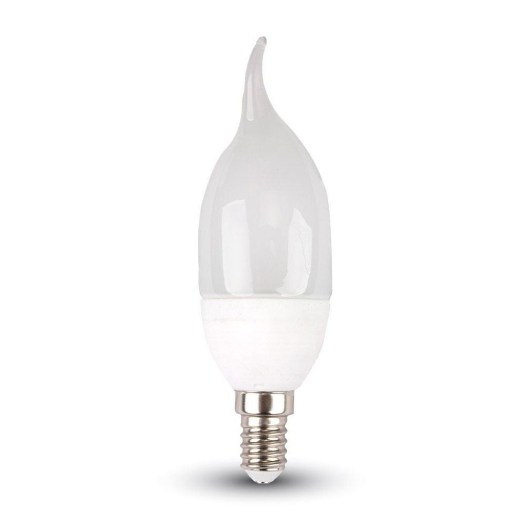 V-TAC Lampadina LED E14 4W Candela a Fiamma 4000K