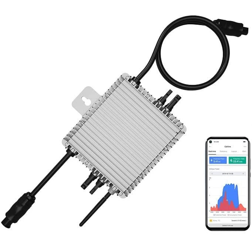 V-TAC Microinverter Fotovoltaico Monofase di Rete On-Grid plug&play 600W 230VAC