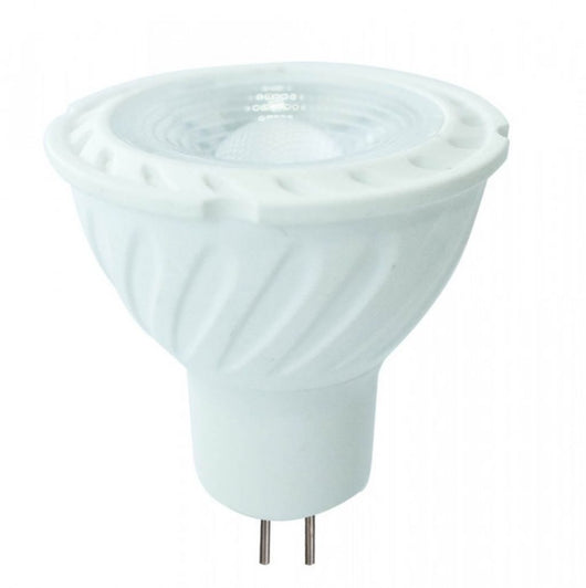 V-TAC PRO Lampadina Faretto LED Chip Samsung GU5.3 (MR16) 6,5W 12V 110° 4000K SKU 205