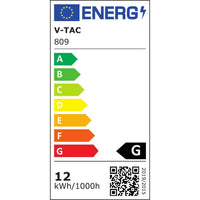 V-TAC PRO VT-13 Plafoniera LED Chip Samsung Rotonda 12W con Sensore PIR Colore Bianco 6400K - SKU 809