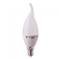 V-TAC PRO VT-258 Lampadina LED Chip Samsung E14 5,5W Candela a Fiamma 3000K - SKU 117