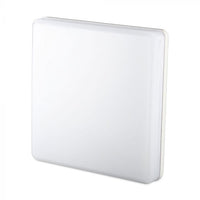 V-TAC PRO VT-8033SQ Plafoniera LED Chip Samsung Quadrata 15W 120LM/W Colore Bianco 4000K IP44 SKU 55679