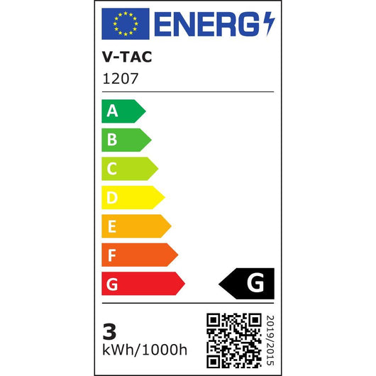 V-TAC VT-1109RD Faretto LED Segnapasso Rotondo Montaggio a Incasso 3W Colore Bianco 3000K IP20 - SKU 1207