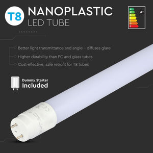 V-TAC VT-1277SMD Tubo LED T8 18W G13 120cm in Nanoplastica 6400K 1700lm SKU 6264