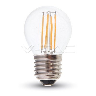 V-TAC VT-1980 Lampadina LED E27 4W G45 Filamento 4000K - SKU 4427