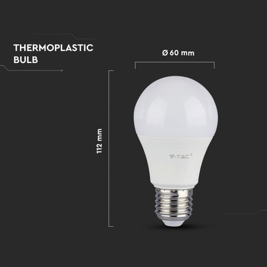 V-TAC VT-2099 Lampadina LED E27 9W A60 2700K SKU 7260