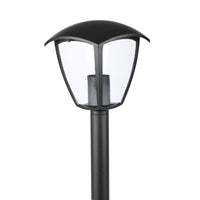 V-TAC VT-736 Lampione Lampada LED da Terra a Lanterna con Portalampada E27 (Max 60W) Colore Nero h:60cm IP44 SKU 7059