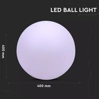 Sfera LED 3W RGB con Telecomando IR 24 Tasti e Alimentatore IP67 Dimmerabile