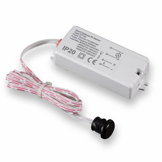 V-TAC VT-8026 Sensore di Movimento a Infrarossi 30° Attivazione tramite Apertura/Chiusura Porta (5-6cm) Colore Bianco (Max 200W) IP20 - SKU 5085