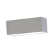 V-TAC VT-8057 Lampada LED da Muro Rettangolare 12W Doppio Fascio Luminoso Colore Grigio 6400K IP65 - SKU 8244