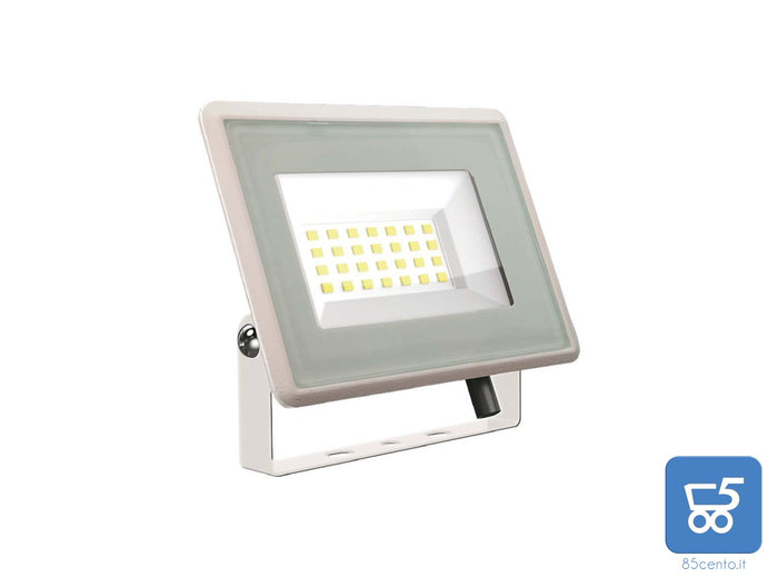 V-Tac Faro Proiettore LED SMD 20W Ultra Sottile Esterno Colore Bianco Naturale 4000K VT-4924