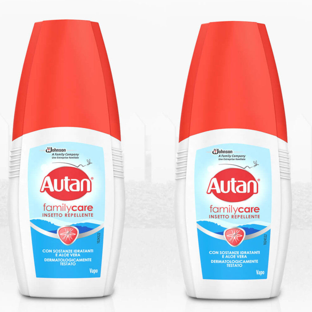 Autan family care vapo stick repellenti per insetti 2 confezioni da da 100 milliliter ciascuna