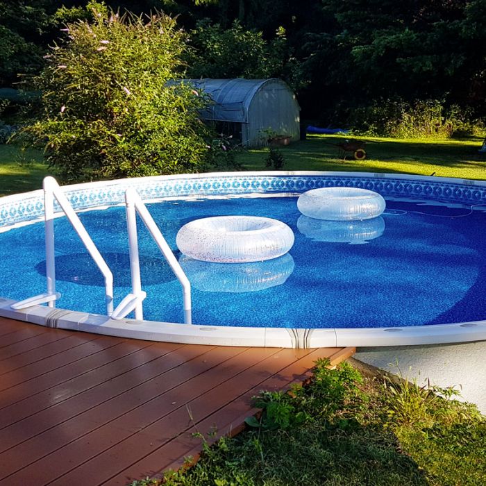 Piscina Fuori Terra Circolare Opus Signature 549 -  5,49 X H 1,32 M - Kit Base