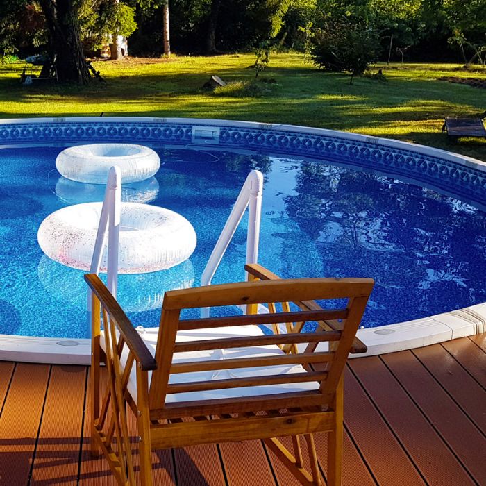 Piscina Fuori Terra Circolare Opus Signature 549 -  5,49 X H 1,32 M - Kit Base