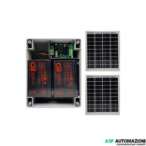 VDS - SUNPOWER - KIT DI ALIMENTAZIONE CON PANNELLO SOLARE - 