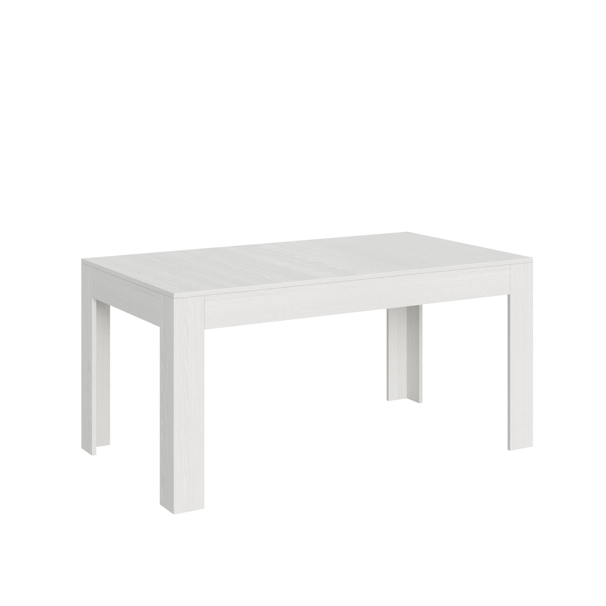 Tavolo Allungabile 160-220x90x77 cm Bibi Bianco Frassino