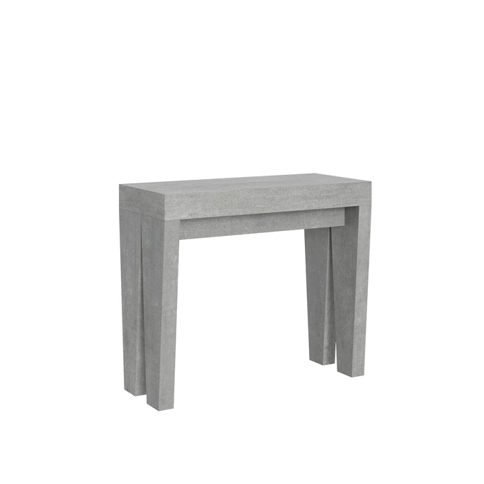 Consolle Allungabile 90-196x42x77 cm in Nobilitato Grigio