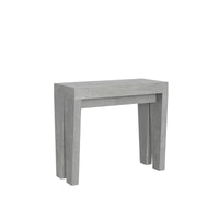 Consolle Allungabile 90-300x42x77 cm in Nobilitato Grigio