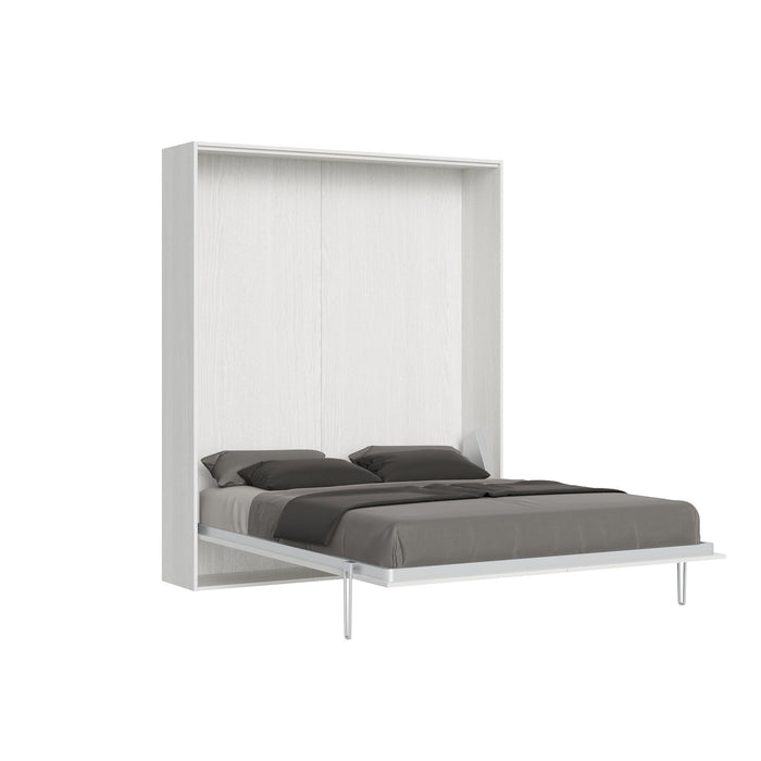 Letto Matrimoniale a Scomparsa Salvaspazio Kentaro H210 cm Bianco