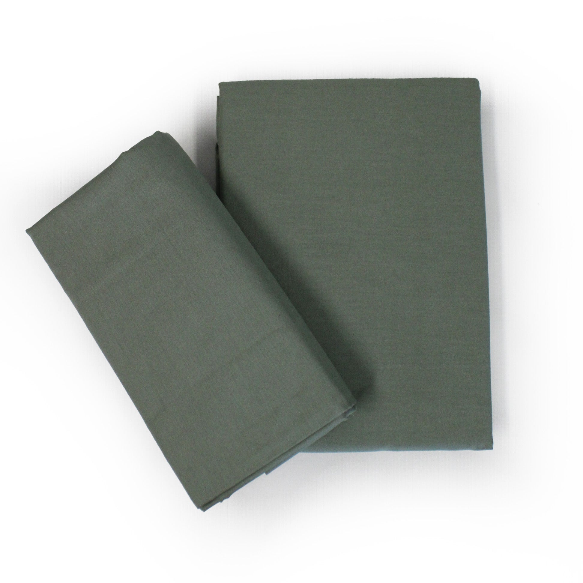 TESS-HOME COLLECTION Completo letto singolo  100% cotone percalle  Verde