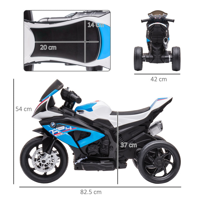 Moto per Bambini 6V con Licenza BMW HP4 con Fari Blu