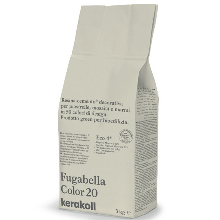 Stucco ibrido piastrelle fugabella impermeabile resistente confezione 3 kg *** colore n 20, confezione 1