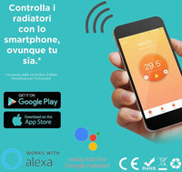 Valvola termostatica per radiatori Smart digitale zigbee Smart Life Tuya XH-TVZ