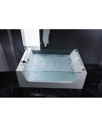 Vasca idromassaggio biposto spa , con vetro, riscaldatore, centro stanza 170x120cm Sicorage Cogla