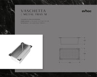 Vaschetta METAL TRAY M