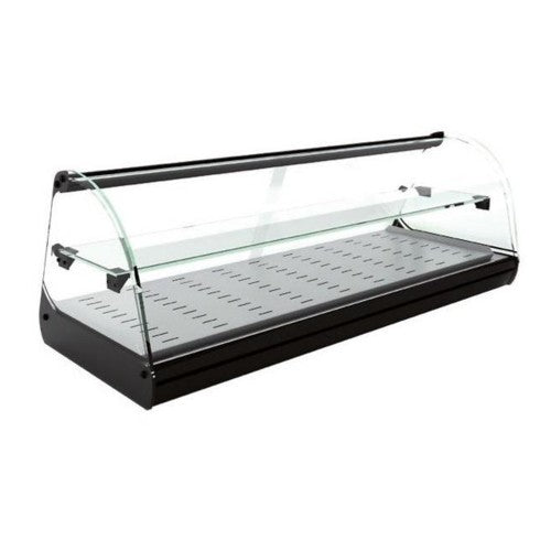 Vetrina calda riscaldata espositore banco gastronomia cm 119x39x36 RS3596