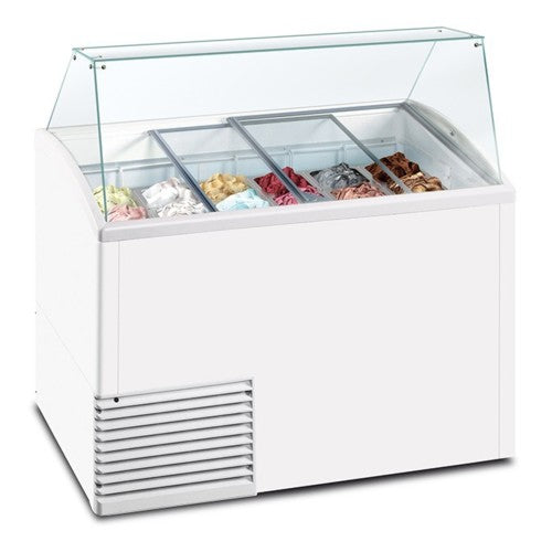 Vetrina banco gelati gelato gelateria 10 vaschette RS2122