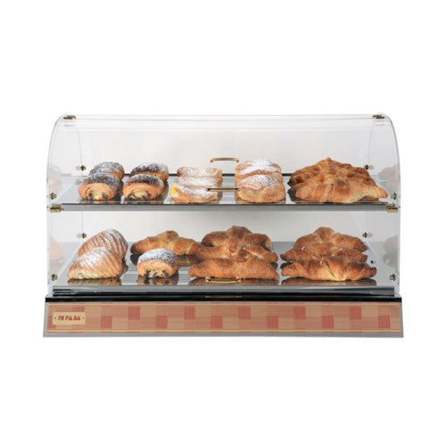 Vetrina calda riscaldata espositore brioche brioches cm 50x35x44 RS2187