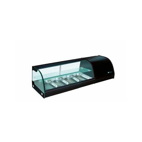 Vetrina refrigerata frigor banco frigo tapas cm 120x41x33 +4+8 RSB129