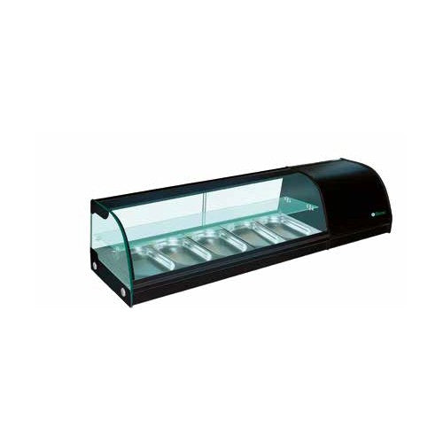 Vetrina refrigerata frigor banco frigo tapas cm 150x41x33 +4+8 RSB130