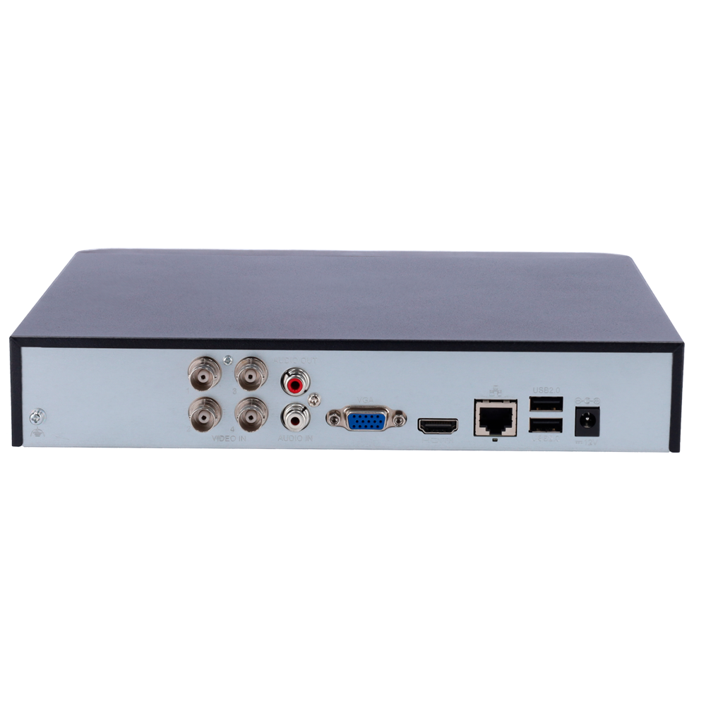 Videoregistratore DVR XVR Ibrido 5n1 4 CH HDTVI / HDCVI / AHD / CVBS + 2 extra IP