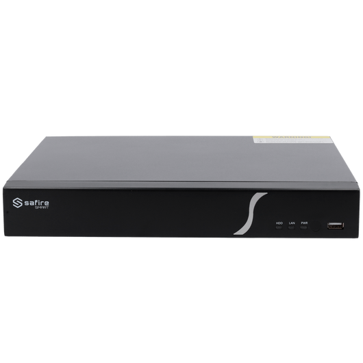 Videoregistratore NVR 4 Canali PoE 8mpx 4k Safire Smart