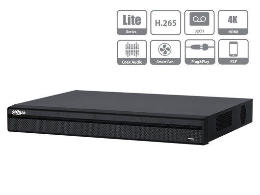 Videoregistratore XVR DVR NVR 32 Canali Penta-brid 1080P 5M-N 32CH@6MP 5 In 1 HDCVI CVBS AHD TVI IP H.265+ DAHUA XVR5232AN-X