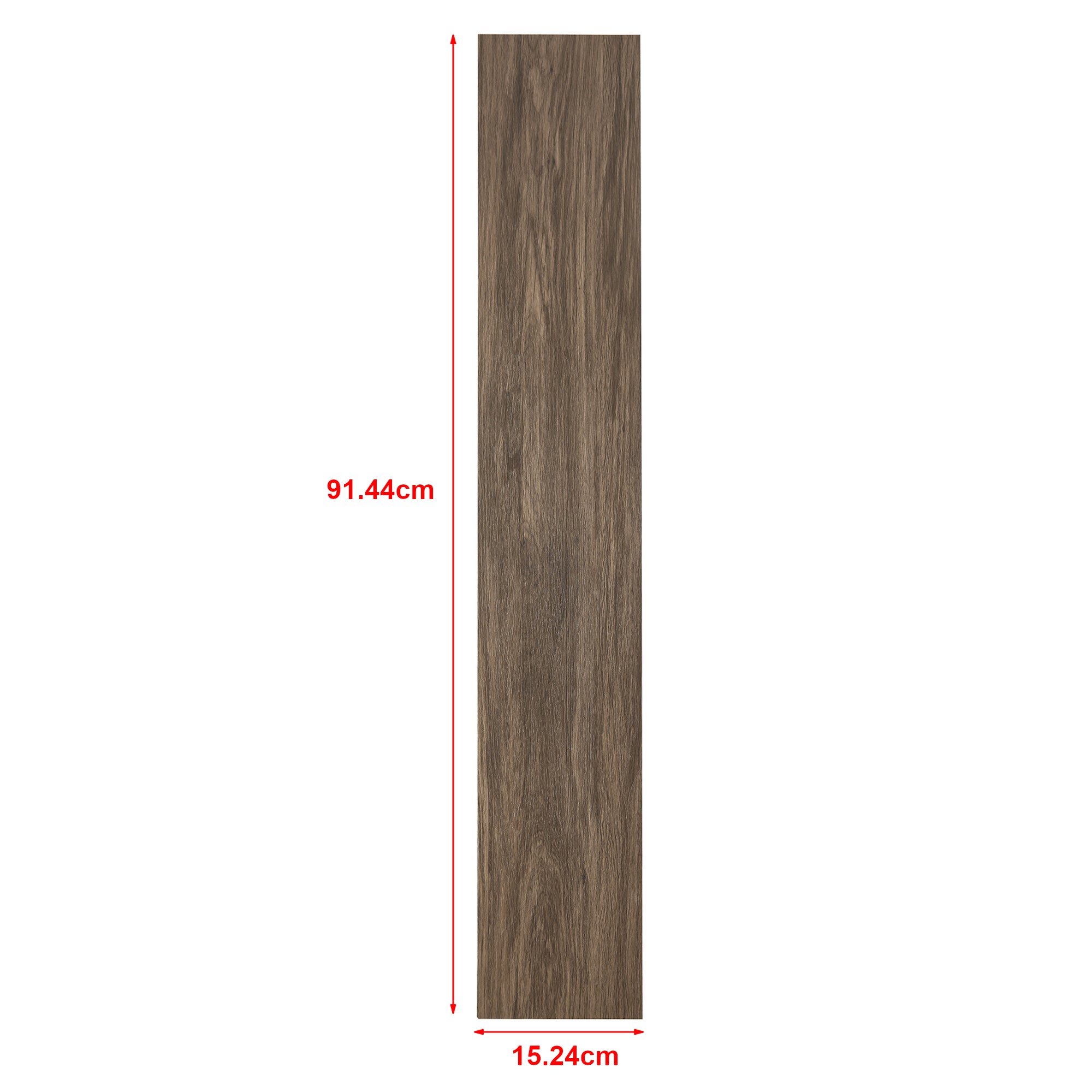 Piastrelle Adesive Vanola in PVC per Spazi Interni 7 listoni = 0,975 m² Effetto Quercia Sepia NEU.HOLZ