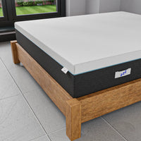 Materasso king size Memory Foam 200x200, bio adap con effetto massaggio a due strati, ortopedico "VISIR"