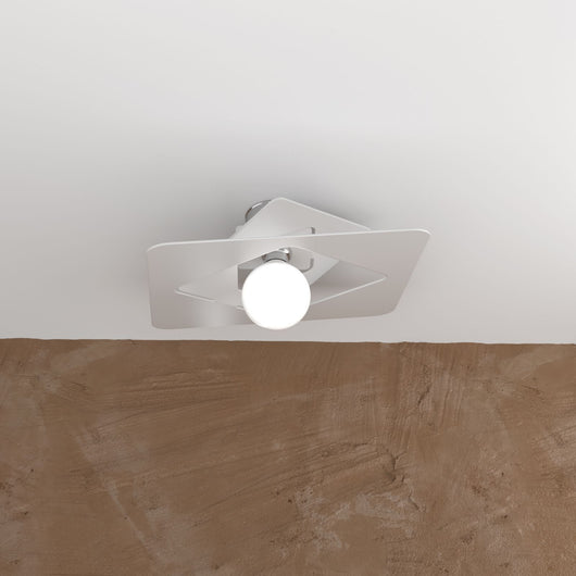 WACKY PLAFONIERA 45 CM. 1 LUCE BIANCO 1159-PL45-BI