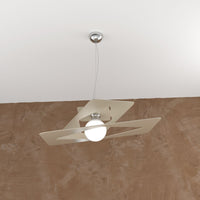 WACKY SOSPENSIONE 60 CM. 1 LUCE SABBIA 1159-S60-SA