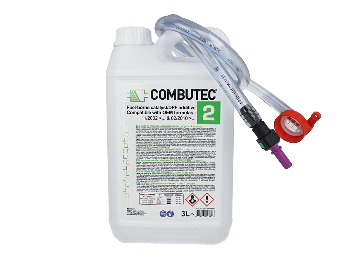 WARM UP COMBUTEC 2 CBT2-3 Cerina Additivo FBC Per FAP Filtro Antiparticolato Diesel 3 Litri