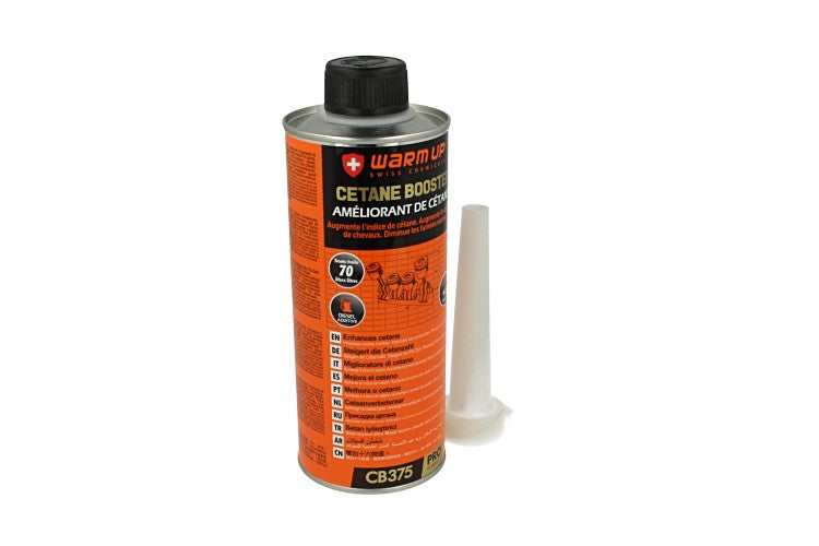 WARM UP Cetane Booster CB375 Miglioratore di Cetano Aumento Cavalli Addittivi Per Diesel 375ml