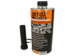 WARM UP Detox Diesel DD1000 Decarbonizzante Disincrostante Motore Diesel 7 in 1:Camera di Combustione Immissione Valvola EGR Testata Fasce Catalizzatore 1000ml