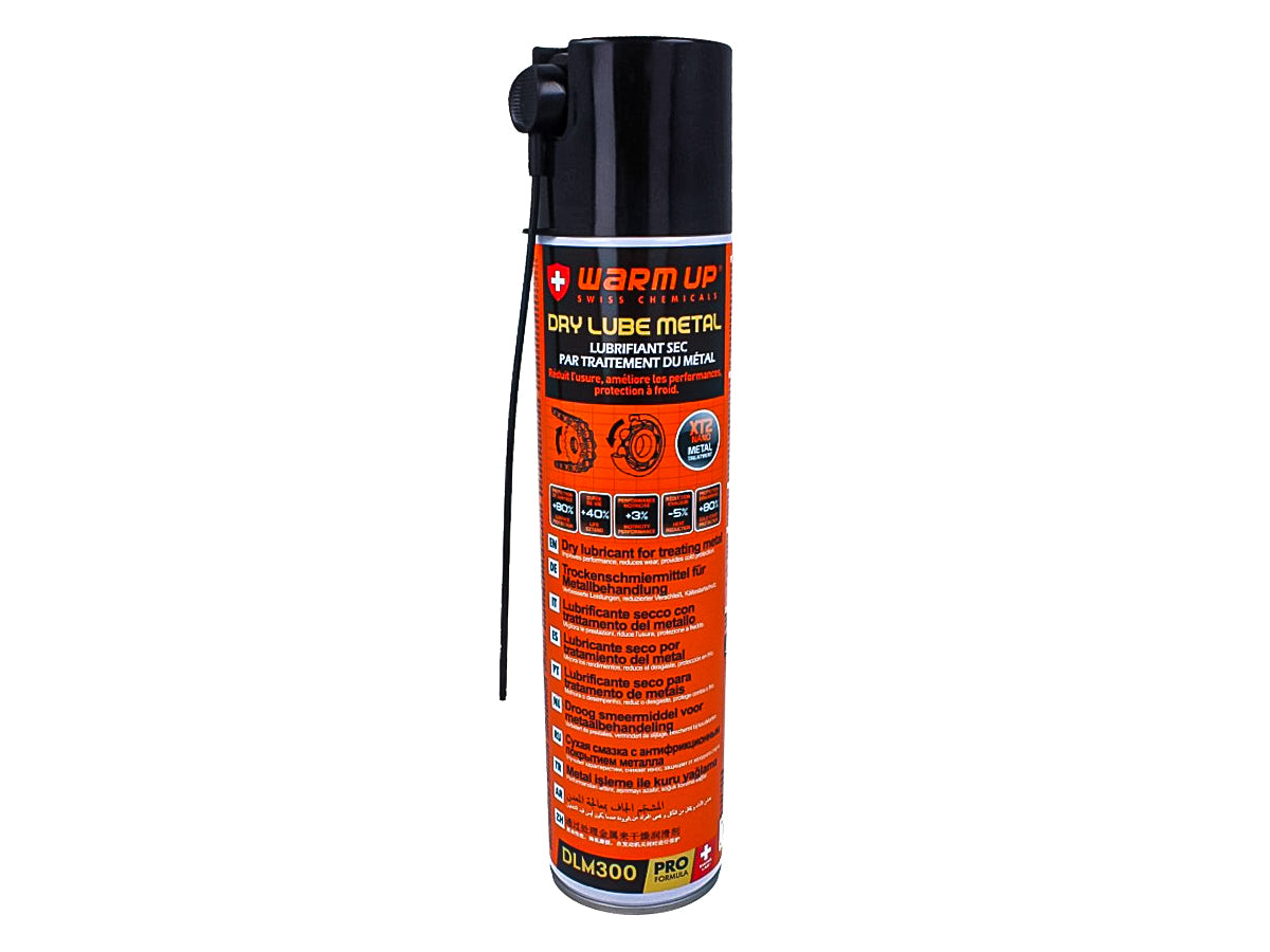 WARM UP Dry Lube Metal DLM300 Lubrificazione Secco Con Trattamento Del Metallo 300ml