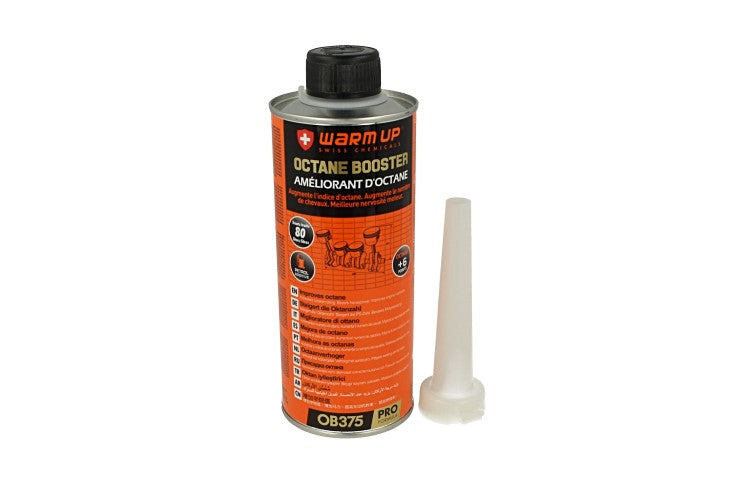 WARM UP Octane Booster OB375 Miglioratore di Ottano Addittivo Per Benzina Aumento Cavalli 375ml